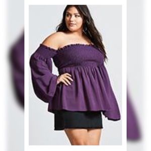 Off Shoulder Top- NWOT